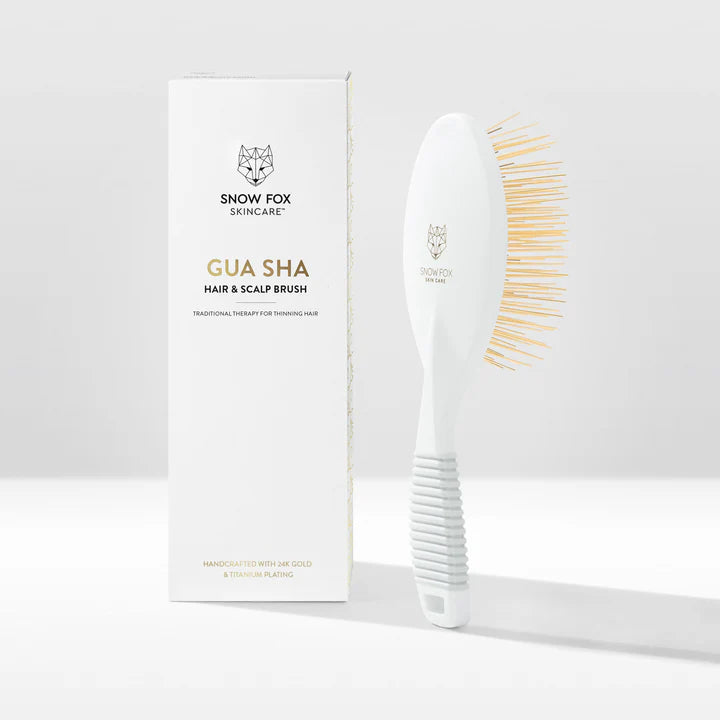 Snow Fox Skincare Gua Sha Hair & Scalp Brush
